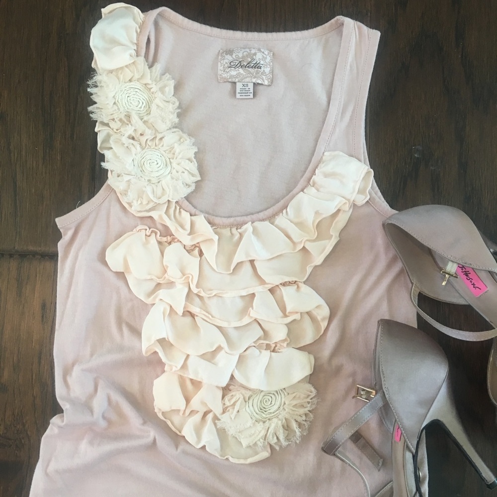 Anthropologie pink tank